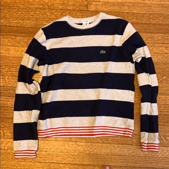Lacoste cotton sweater-boys size 16 - Picture 3 of 3
